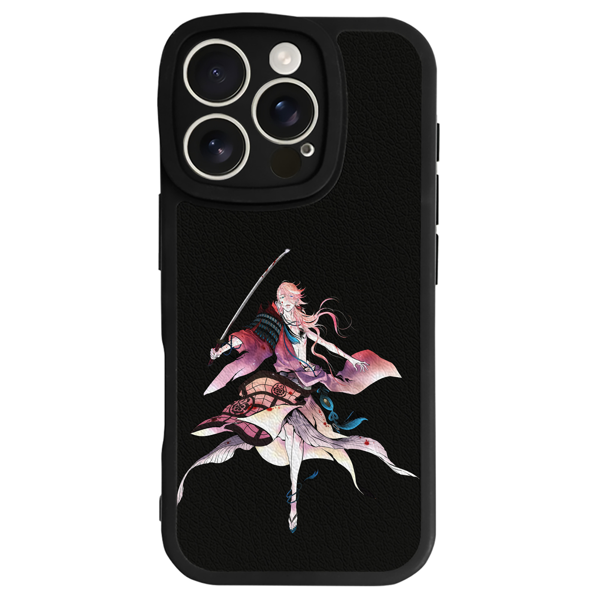 （画像用） 刀剣乱舞 Touken Ranbu 【iPhone 16シリーズ対応】シリコンスマホケース（レザー調） 材質：シリコン